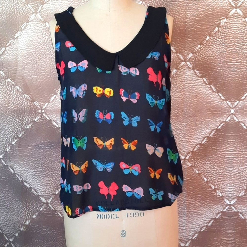 Darling Chiffon Butterfly Blouse